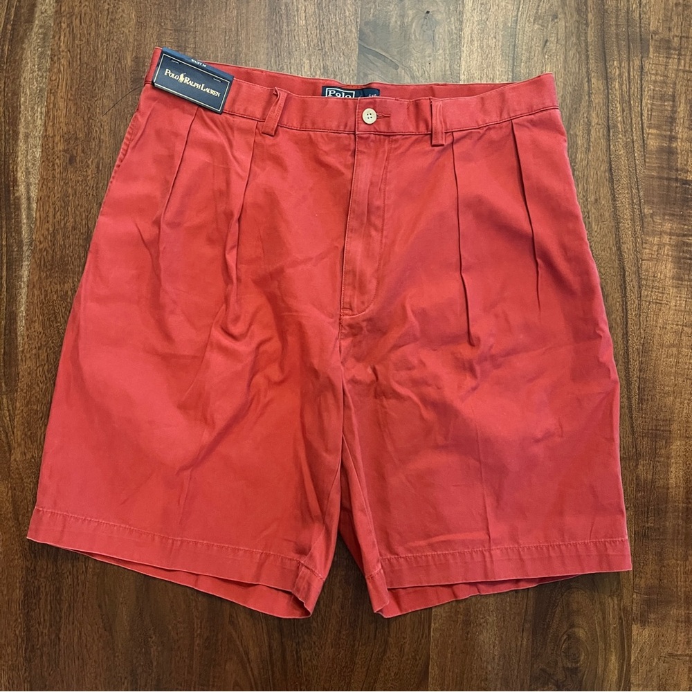 Polo Ralph Lauren The Tyler Short Mens 36 Melon Pink NWT Preppy Country Club